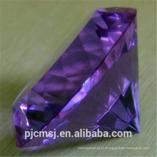 diamant en cristal violet pour le mariage merci cadeau et décoration faveurs